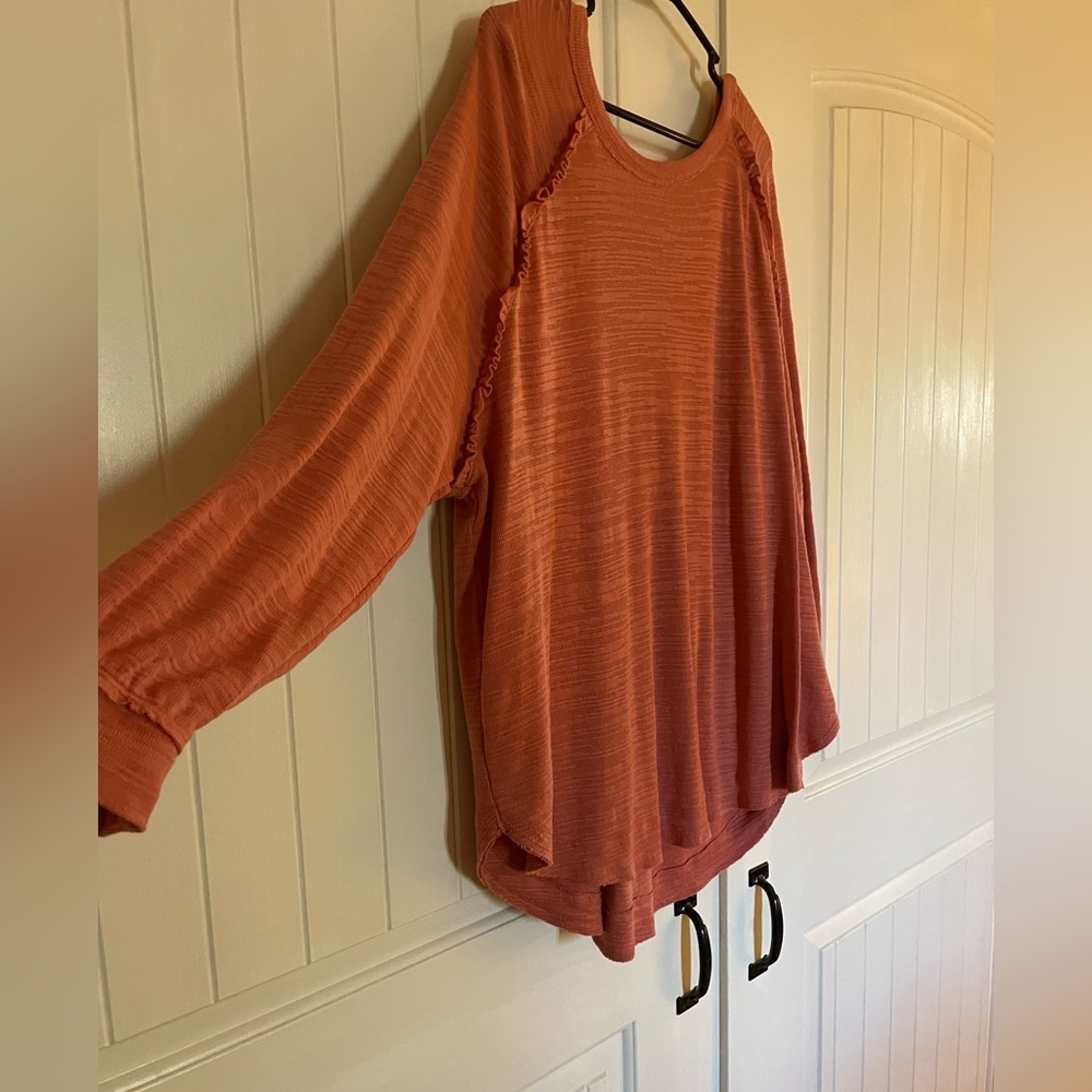 Pink, lightweight Terra & Sky Sweater, 24w/26w